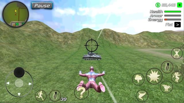 Hurricane Superhero (Superhero Destroy Army Tank) Grenade Destroy Tanks - Android Gameplay HD смотреть онлайн