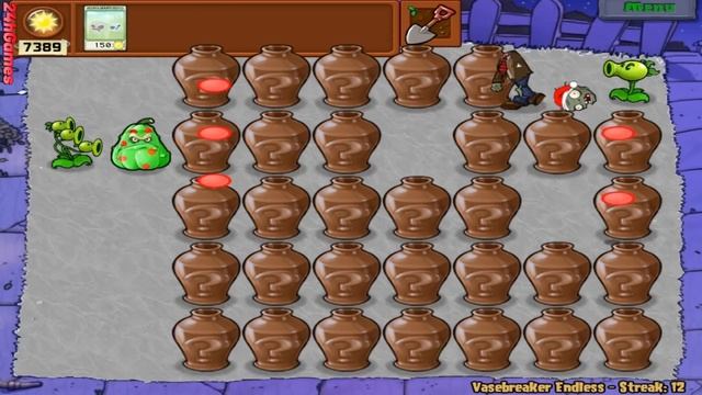 Vasebreaker Endless | 100% Gatling PEA Plant - Plants vs Zombies Mod X-Mas смотреть онлайн