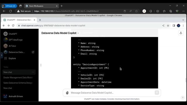 Dataverse Data Model Copilot Short Demo смотреть онлайн