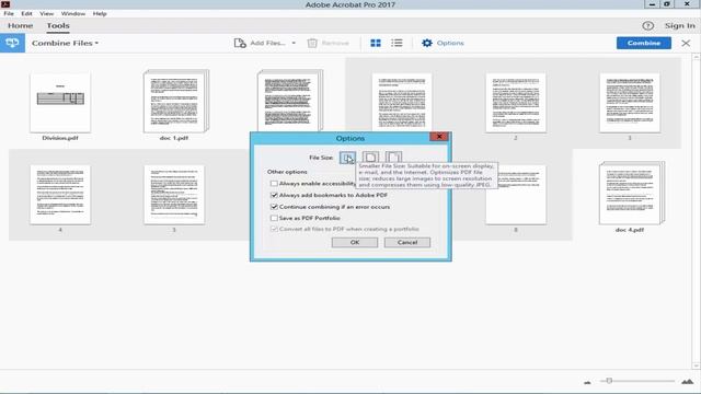 How to Combine multiple pdf files to one pdf file in Adobe Acrobat Pro смотреть онлайн