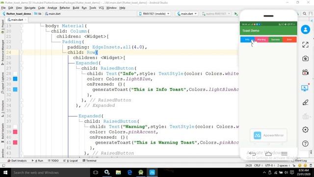 Awesome Flutter Libraries || Flutter Toast смотреть онлайн