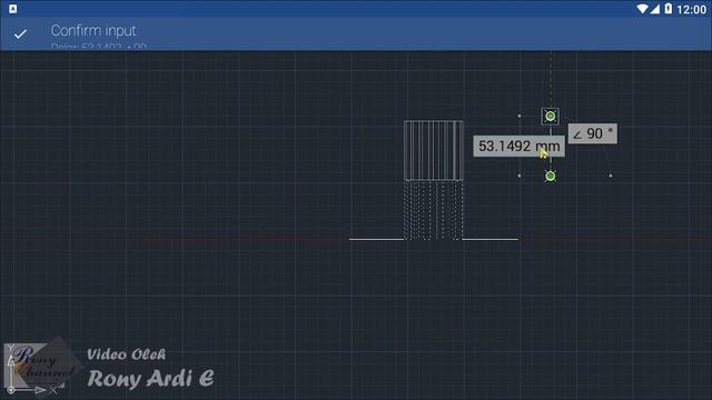 Menggambar Cad dengan Android GnaCad UCF Bearing 3D смотреть онлайн