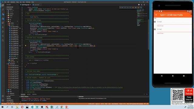 EP24 เรียน Flutter UI: Edit User Profile, Case Study #เรียนไปด้วยกัน #เรียนฟรีมี Code #See-flutter смотреть онлайн