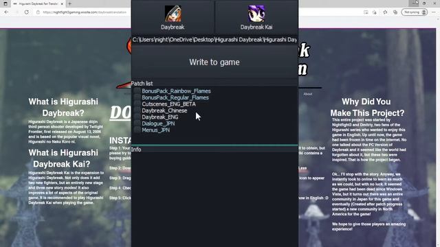 HIGURASHI DAYBREAK ENGLISH PATCH: THE COTTON DRIFTING UPDATE LAUNCH! смотреть онлайн