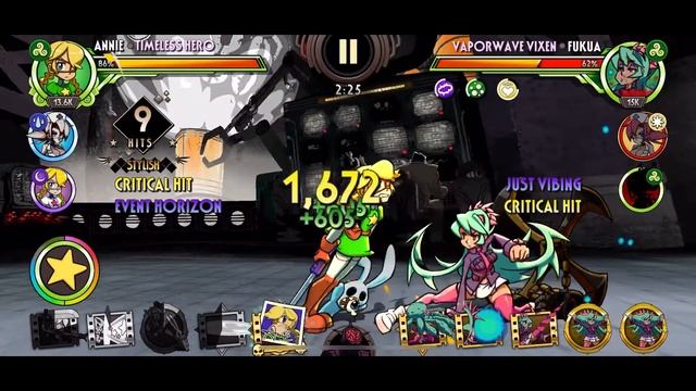 Skullgirls Mobile: Roses are Red, Violence is Due Gameplay (2021) смотреть онлайн