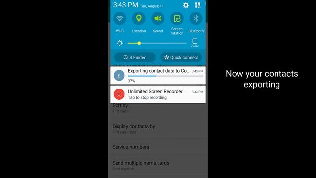 How to export your contacts on Galaxy Note 3 running Android 5 ? смотреть онлайн