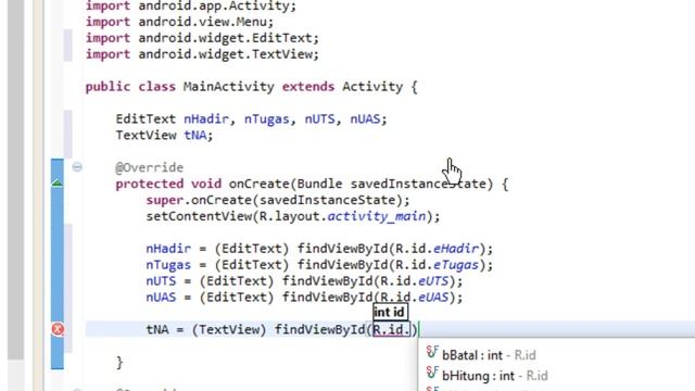 Operator in Android Eclipse | Using Basic Operator in Android смотреть онлайн