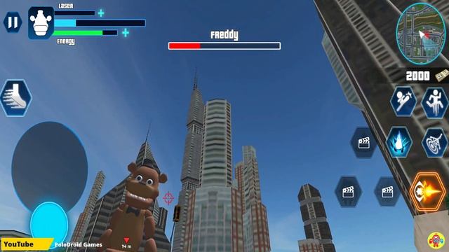 Süper Kahraman Ayı Çöp Adam Oyunu - Bear Rope Hero Security City #1 - Android Gameplay смотреть онлайн