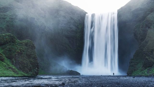 Waterfall Loop Animation - 100% Copyright FREE - Full HD смотреть онлайн