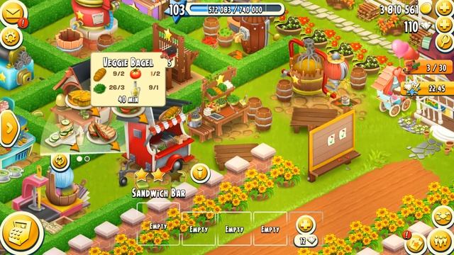 Hay Day Level 103 Update 25 HD 1080p смотреть онлайн