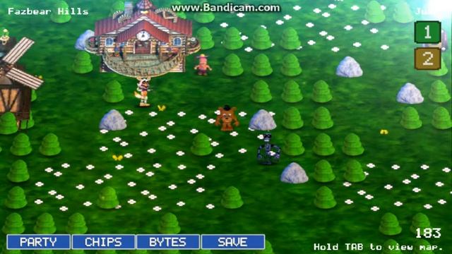 Batalla contra auto chipper-FNaF World Update 2 смотреть онлайн