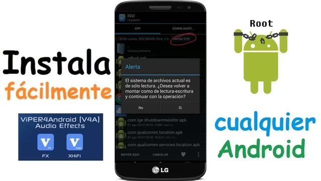 Como Instalar Viper4Android HiFi Audio en cualquier Android. [LG G2] смотреть онлайн