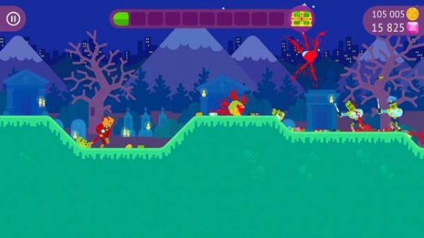 Bowmasters: Gameplay Walkthrough Part 95 - Zombies Day! (iOS, Android)