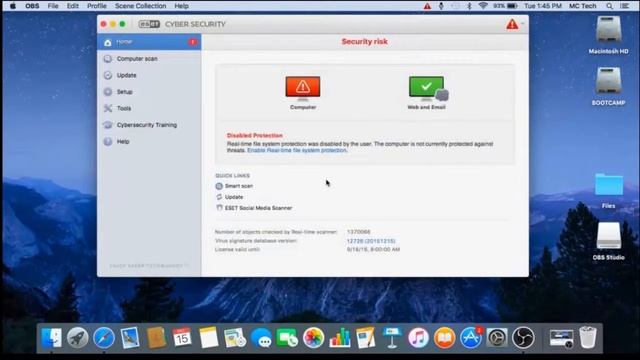 How to Temporarily Disable ESET Cyber Security 6.1 смотреть онлайн