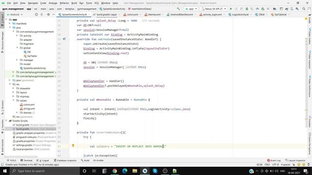 Gym Management App Part - 3 : Insert data in Admin table and view SQLite table data смотреть онлайн