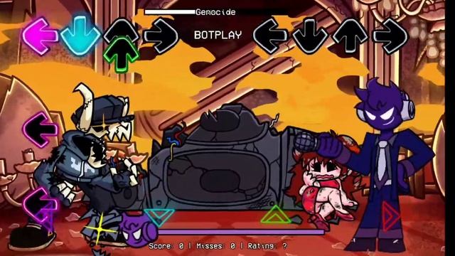 Friday Night Funkin TABI VS VOID (Genocide But Void Sings It) Android Port смотреть онлайн
