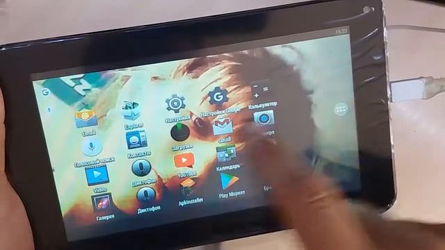 Замена сенсора - Планшет ELENBERG tab708/709 смотреть онлайн