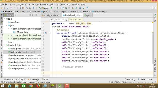 how to make simple calculator in android studio смотреть онлайн