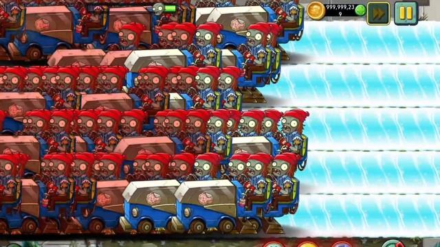 Pvz 2 Battlez - 5 Plant Max Level Power Up Vs 150 Zomboni !! Plants Vs Zombies 2 смотреть онлайн