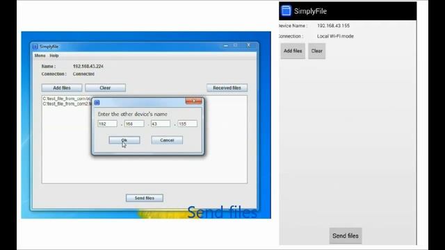SimP FIle : Sending files between Android phone and PC using Local Wi-Fi mode смотреть онлайн