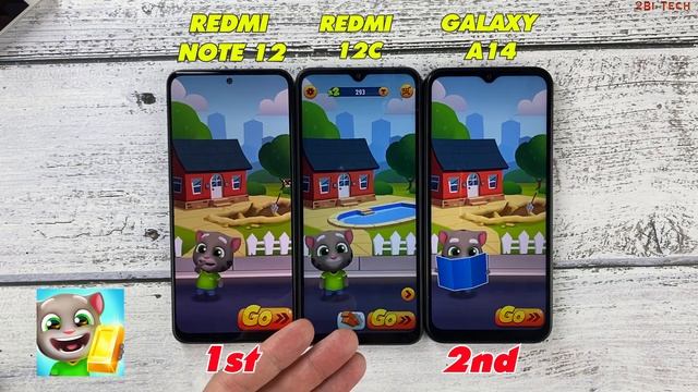 Xiaomi Redmi Note 12 vs Redmi 12C vs Galaxy A14 Speed Test and Multitasking App смотреть онлайн
