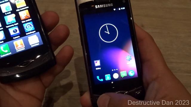 Samsung Wave S8500 running ANDROID! смотреть онлайн