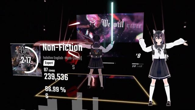 【BeatSaber】 [V3] hololive English -Myth- - Non-Fiction / Mapper:ashadさん смотреть онлайн