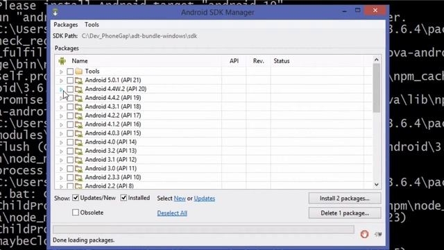 วิธีแก้ปัญหา Error target Android-19 ใน PhoneGap/Cordova/Ionic смотреть онлайн