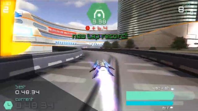 Wipeout Pulse PPSSPP v.1.0.1 on Nvidia Shield Tablet (Android) смотреть онлайн