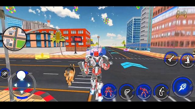 Ambulance Transforms Robot Rescue Crime City In Robot Car Transform Game - Android iOS Gameplay смотреть онлайн