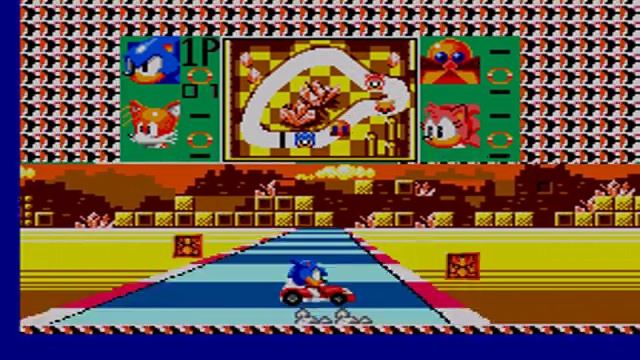 Sonic Drift ... (Master System) Gameplay смотреть онлайн