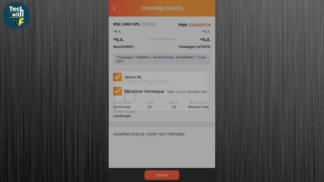 Train Ticket Cancel Kaise Kare | How to Cancel Ticket in Irctc | Mobile Se Ticket Cancel Kaise Kare смотреть онлайн