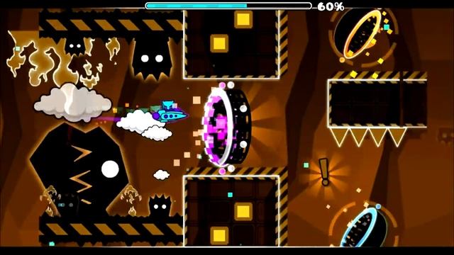 Geometry Dash |FireFrost Rebirth by Minesap (Easy Demon)(All 3 User Coins) 60 FPS| смотреть онлайн