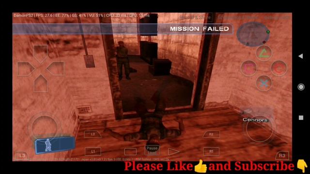 Conflict Global Terror ps2 gameplay on android mobile with Damon ps2 emulator смотреть онлайн
