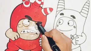 Oddbods#14 | coloring book for kids| раскраска для детей | bolalar uchun rasm bòyash darsi |