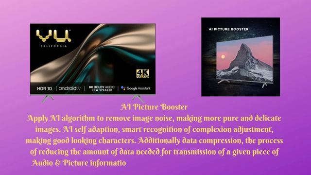 Vu 50 Inches Premium 4K Series Smart Android LED TV 50PM смотреть онлайн