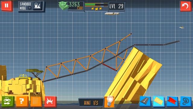 Build a Bridge Level 29 Android 3 star Walkthrough смотреть онлайн
