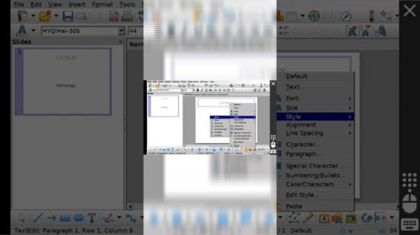 AndrOpen Office I Presentation I Android Phone