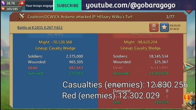 Lords Mobile - 25M troops is gone! Rallying every sleep Target in K1031 | OCWxFCN | #lordsmobile смотреть онлайн