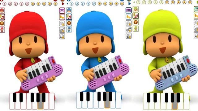 Baby Learn Colors with My Talking Pocoyo Colours for Kids Animation Education Cartoon Compilation смотреть онлайн