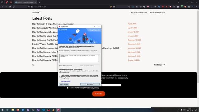 Kill #Archicad Bug Reporter | Windows Prototype смотреть онлайн