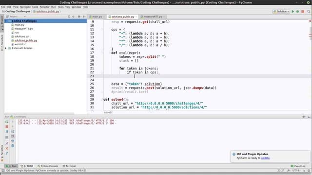 Coding Challenge #5 - Lösung - Postfix Notation Evaluieren смотреть онлайн