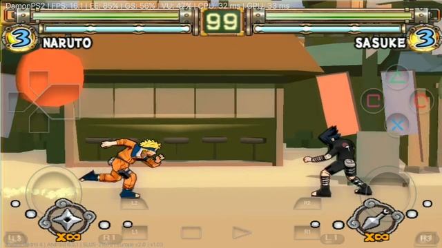 DamonPS2 PRO: Naruto: Ultimate Ninja 2 on Android смотреть онлайн