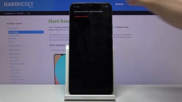 How to Format SD Card in REALME C11 - Restore SD Memory