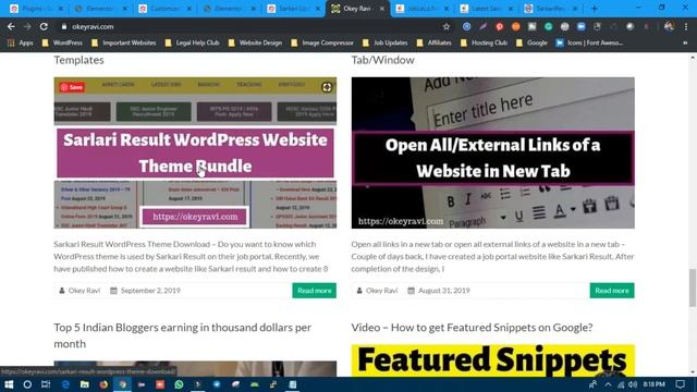Create Sarkari Result Website in WordPress Part 2 | Earn 1000$ Dollars Per Month - Okey Ravi смотреть онлайн