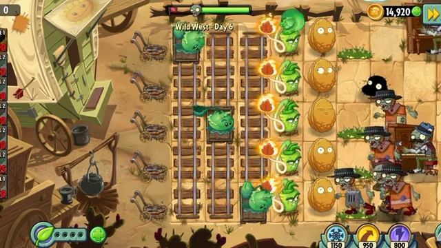 plant vs zombie 2 wild west Day 6 no apk mod смотреть онлайн