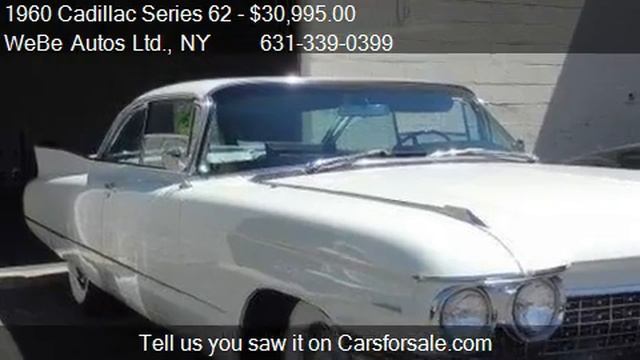 1960 Cadillac Series 62 For Sale Coupe for sale in Riverhead смотреть онлайн