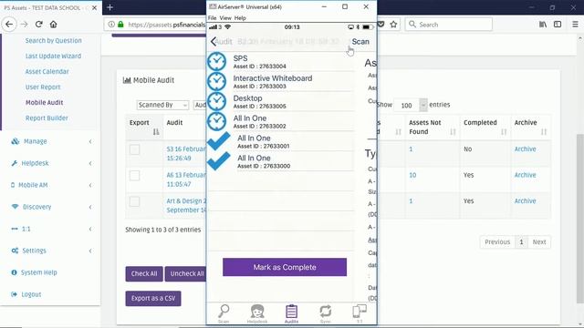 IRIS Assets - Mobile Audit Tutorial смотреть онлайн