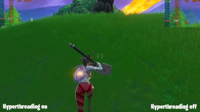 Fortnite - Hyperthreading ON vs OFF смотреть онлайн