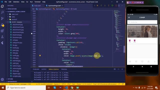 Flutter E-commerce app ui design | Part - 03 смотреть онлайн